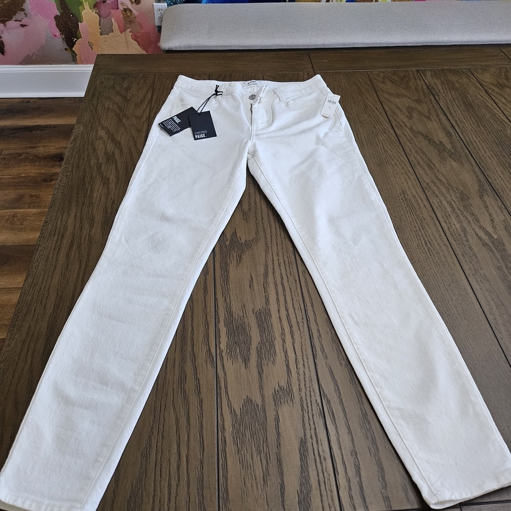 Paige Hoxton White Women's Jeans